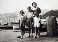 Piccioli Ciro: la famiglia Piccioli nel 1950 sul Garda
