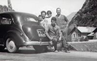 Piccioli Ciro: la famiglia Piccioli sulle Dolomiti nel 1957
