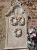 Bramucci Teopompo, la lapide tombale
